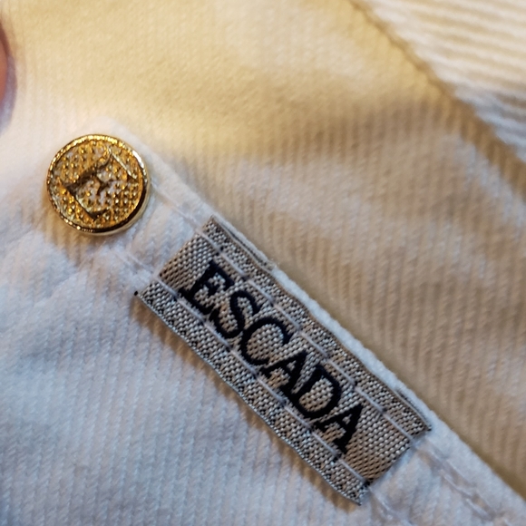 Vintage Escada White Jeans - Picture 10 of 13